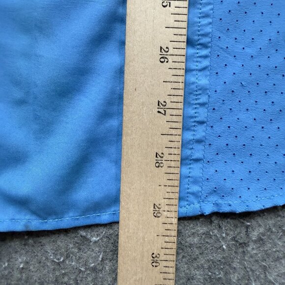 Huk Shirt Men Small Solid Performance Fishing Short Sleeve Button-Down - Picture 11 of 13